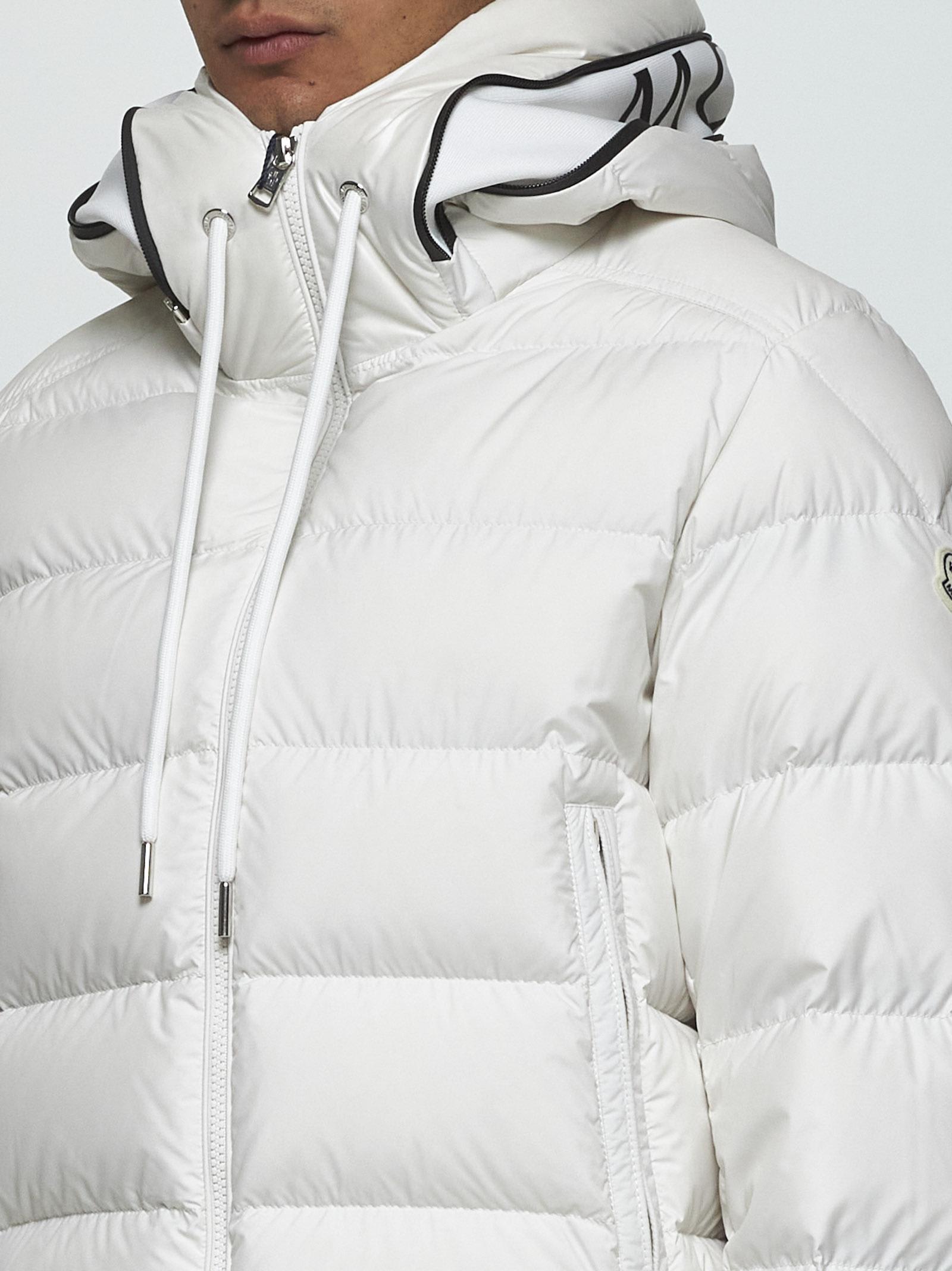 Shop Moncler Cardere Quilted Nylon Down Jacket