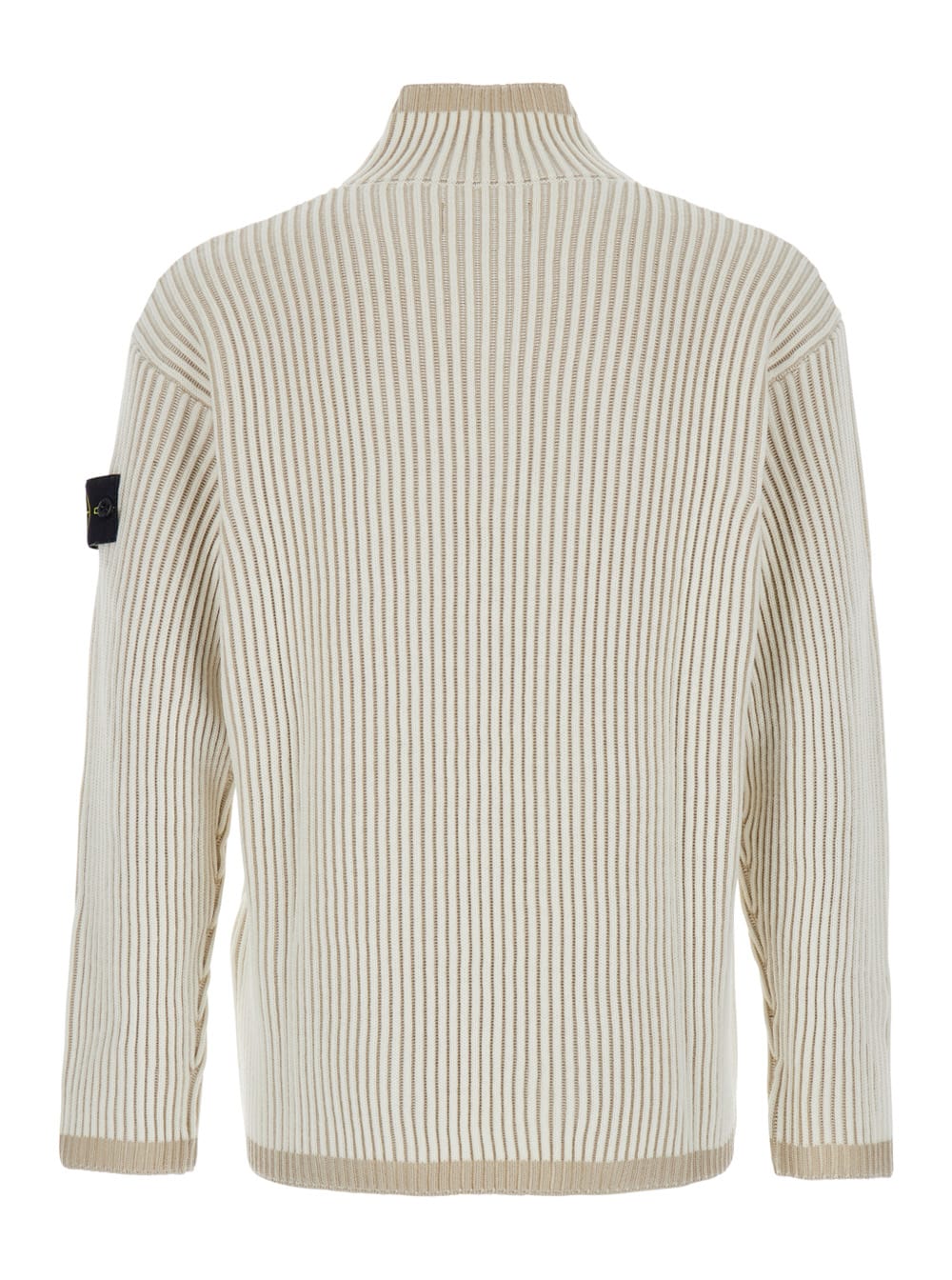 Shop Stone Island Costa Inglese Grossa In White