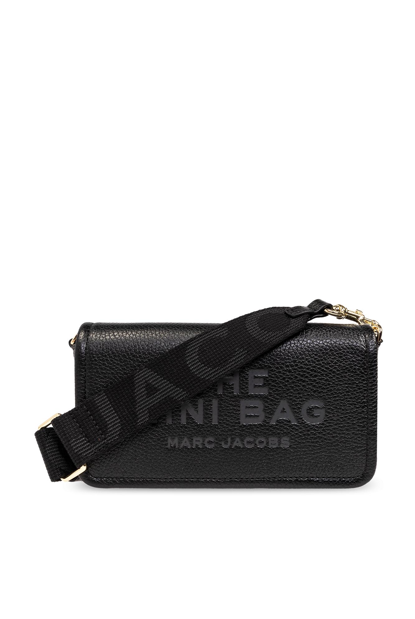 Marc Jacobs The Mini Bag Leather Shoulder Bag In Black