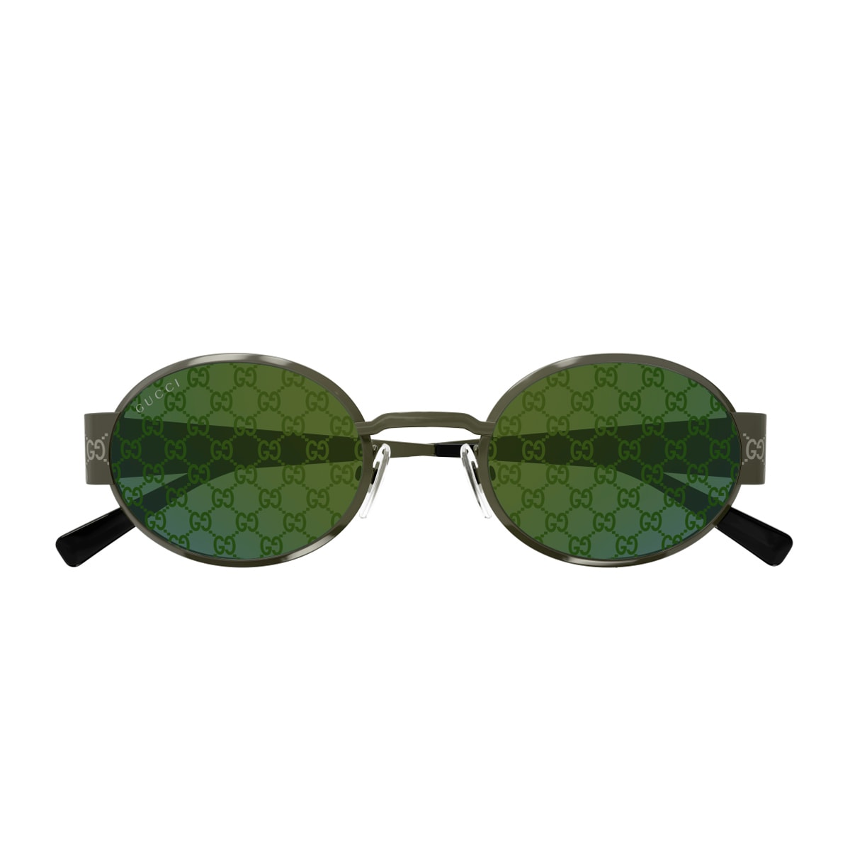 Gucci Gg1854s Linea Sign 003 Green Sunglasses In Green