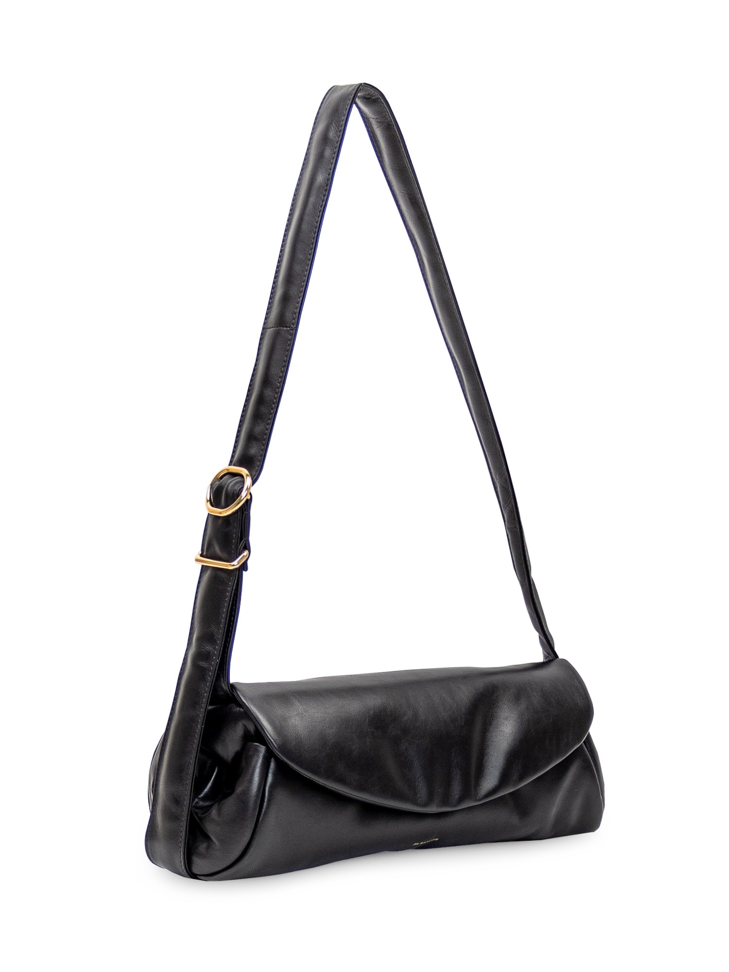 Shop Jil Sander Large Cannolo Padded Bag In Black