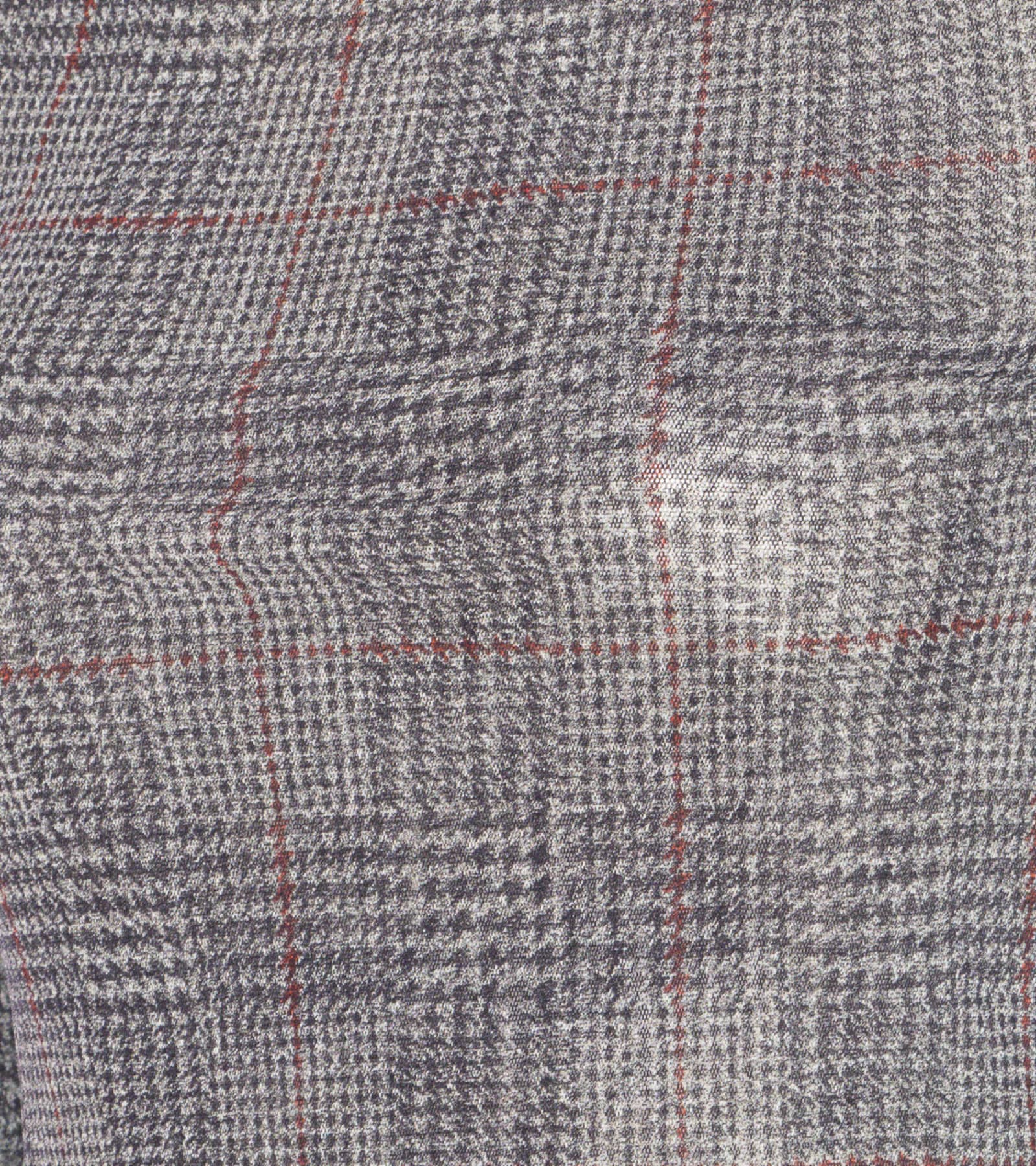 Jean Paul Gaultier Women Body Shadow And Prince Of Wales Print Mesh Top In Gray