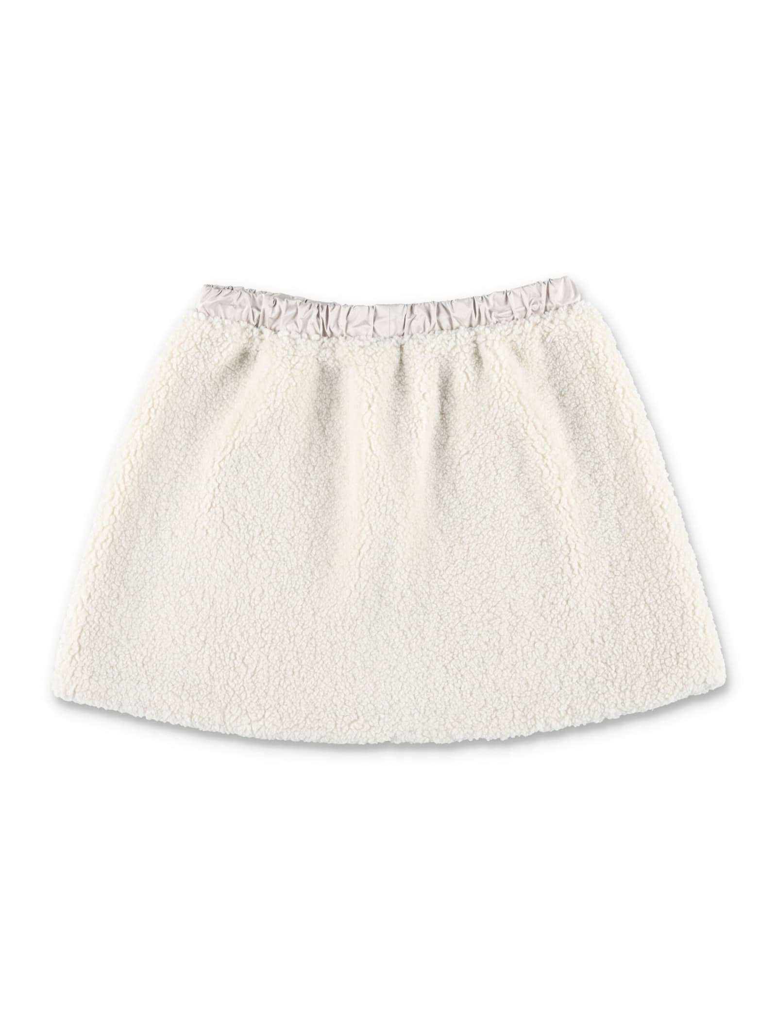 Shop Il Gufo Skirt Teddy In White