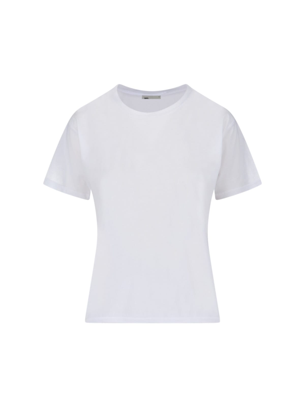Shop Sibel Saral Cotton T-shirt In White