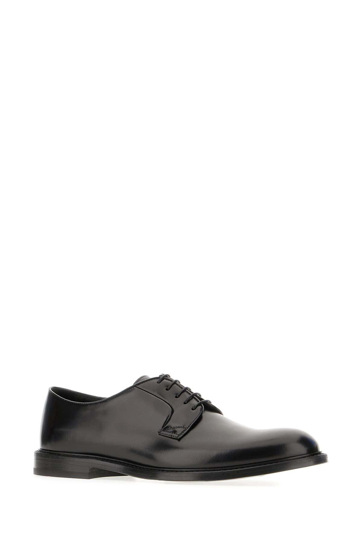 Doucal's Man Lace-up Shoes Midnight Blue Size 6.5 Soft Leather In Nero