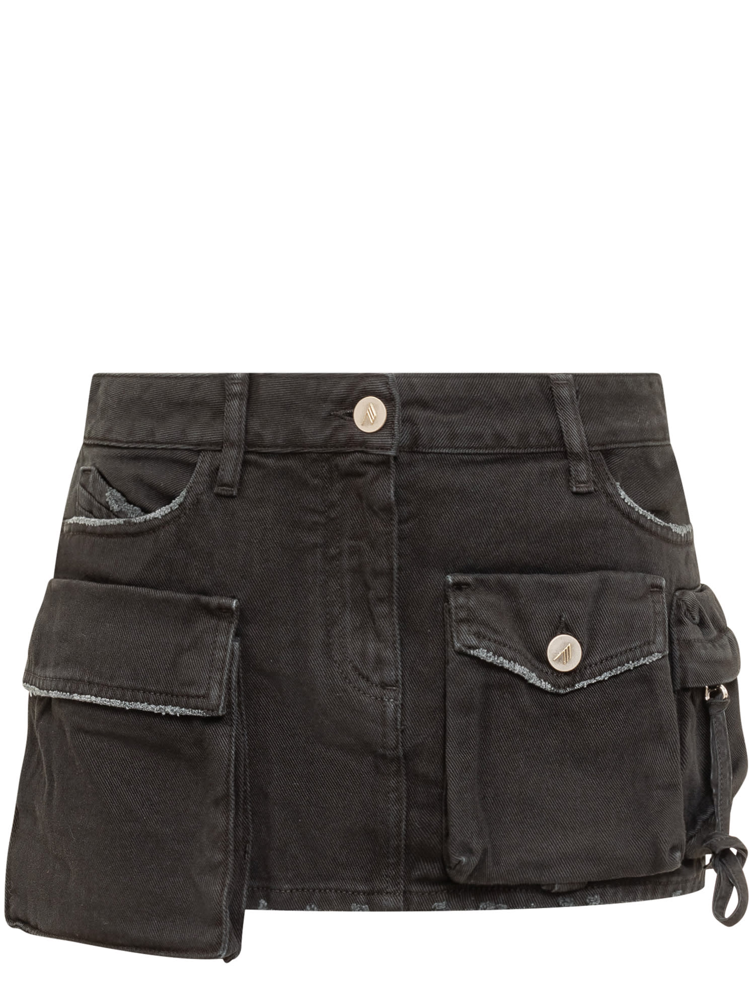 Shop Attico Fay Miniskirt In Black