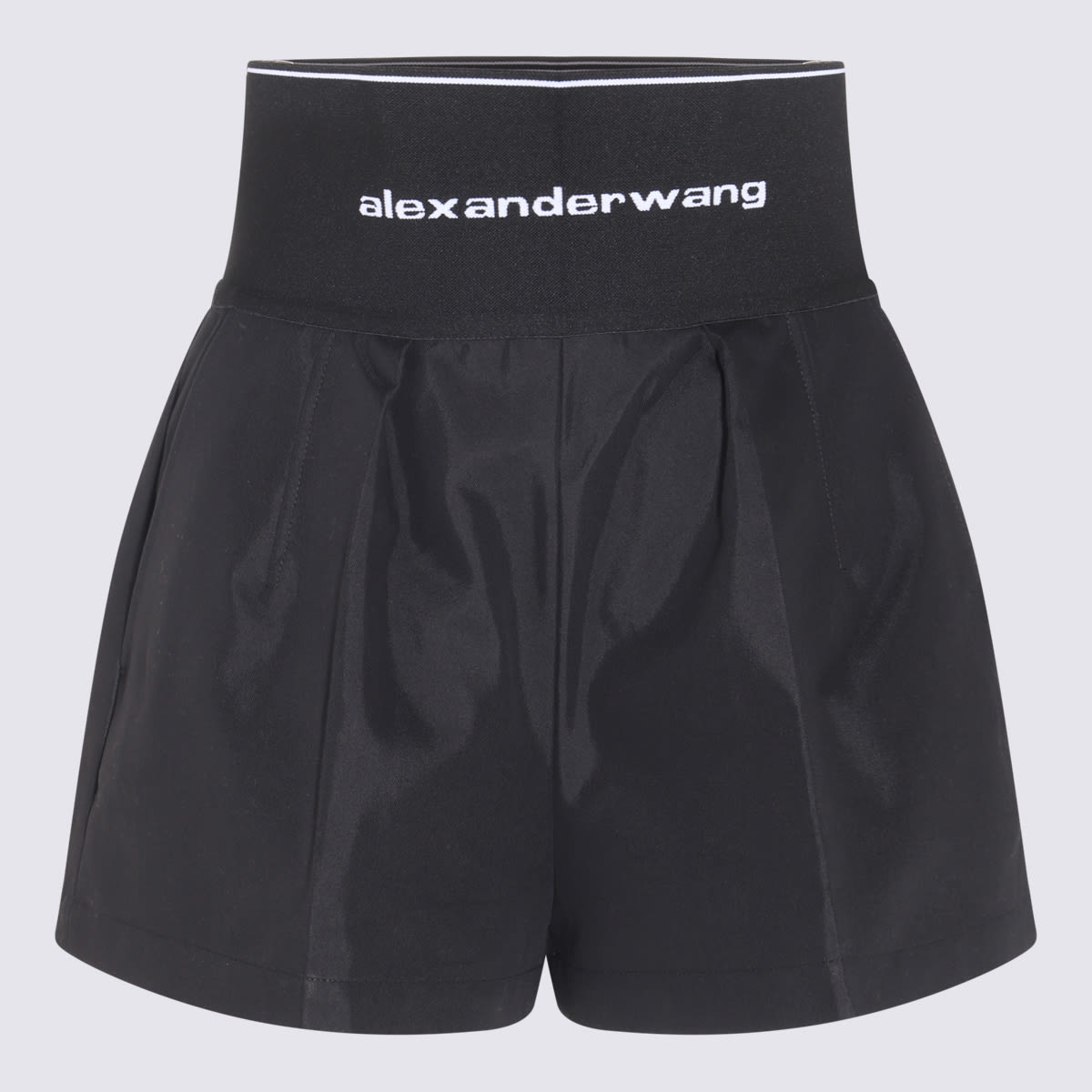 Shop Alexander Wang Black Cotton Shorts