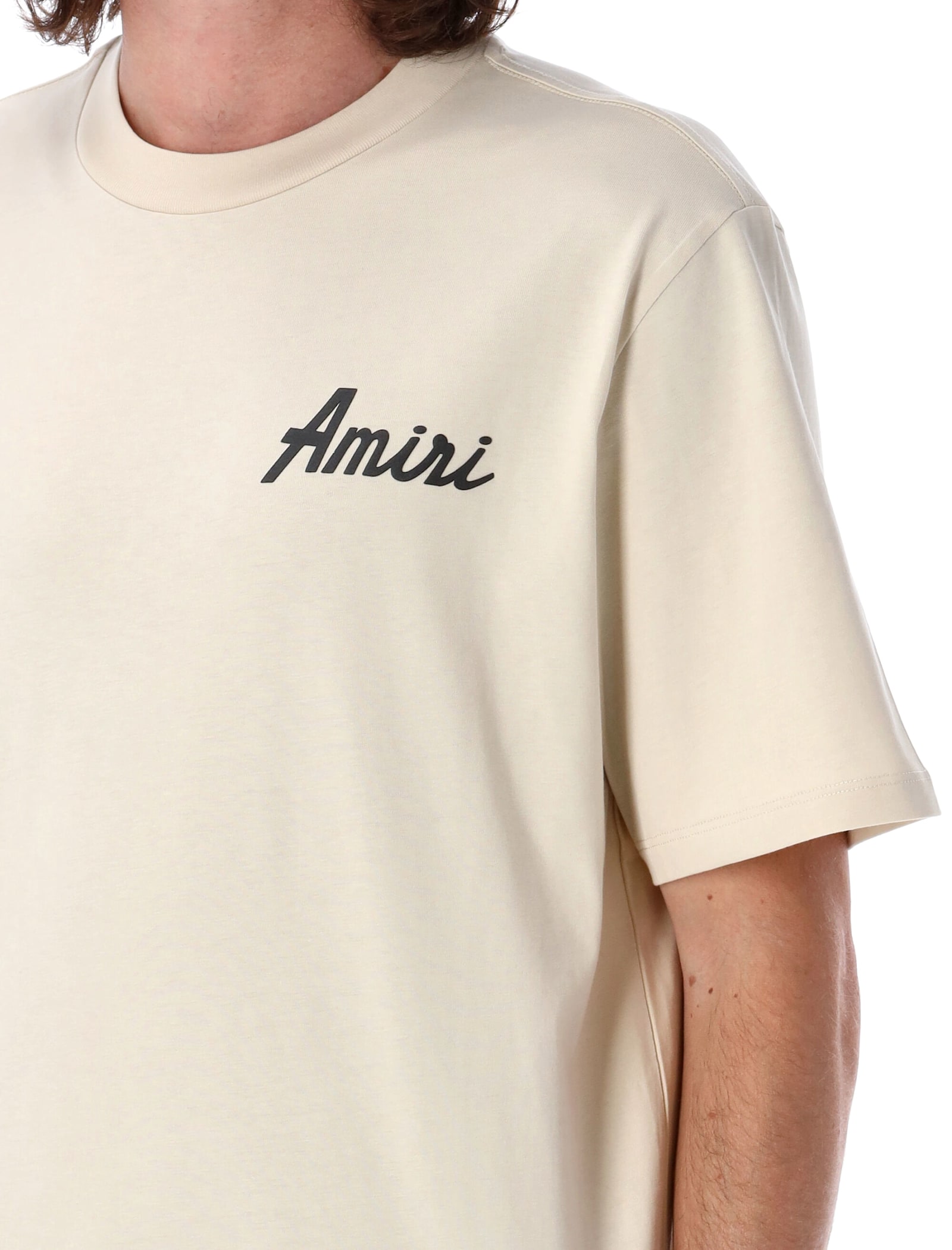 Amiri White Resort Club Embroidered T-shirt - Men's - Cotton/elastane In Neutral