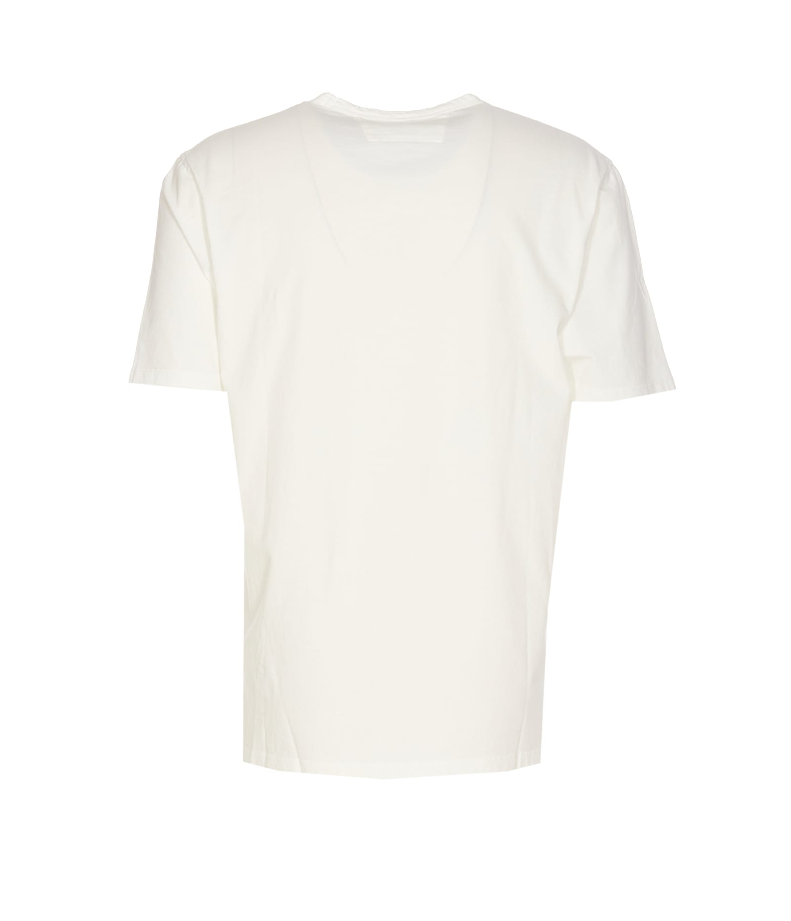 C.p. Company T-shirt Logo In White