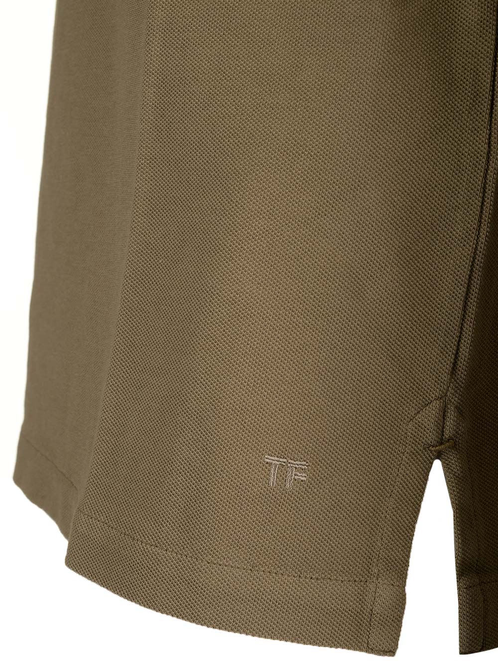 Shop Tom Ford Green Polo Shirt In Olive