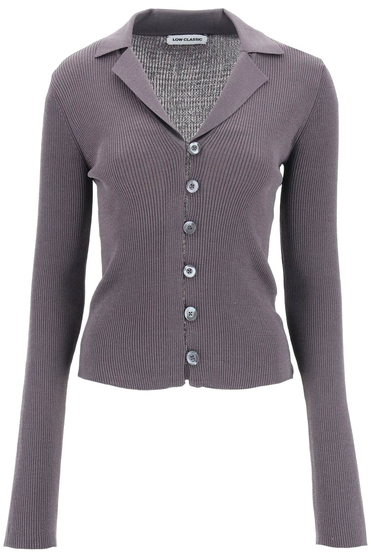 LOW CLASSIC KNIT CARDIGAN WITH COLLAR