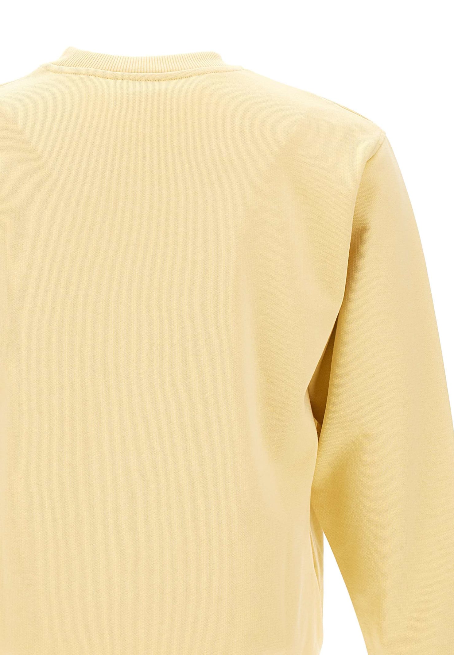 Shop Drôle De Monsieur Le Sweatshirt Slogancotton Sweatshirt In Yellow