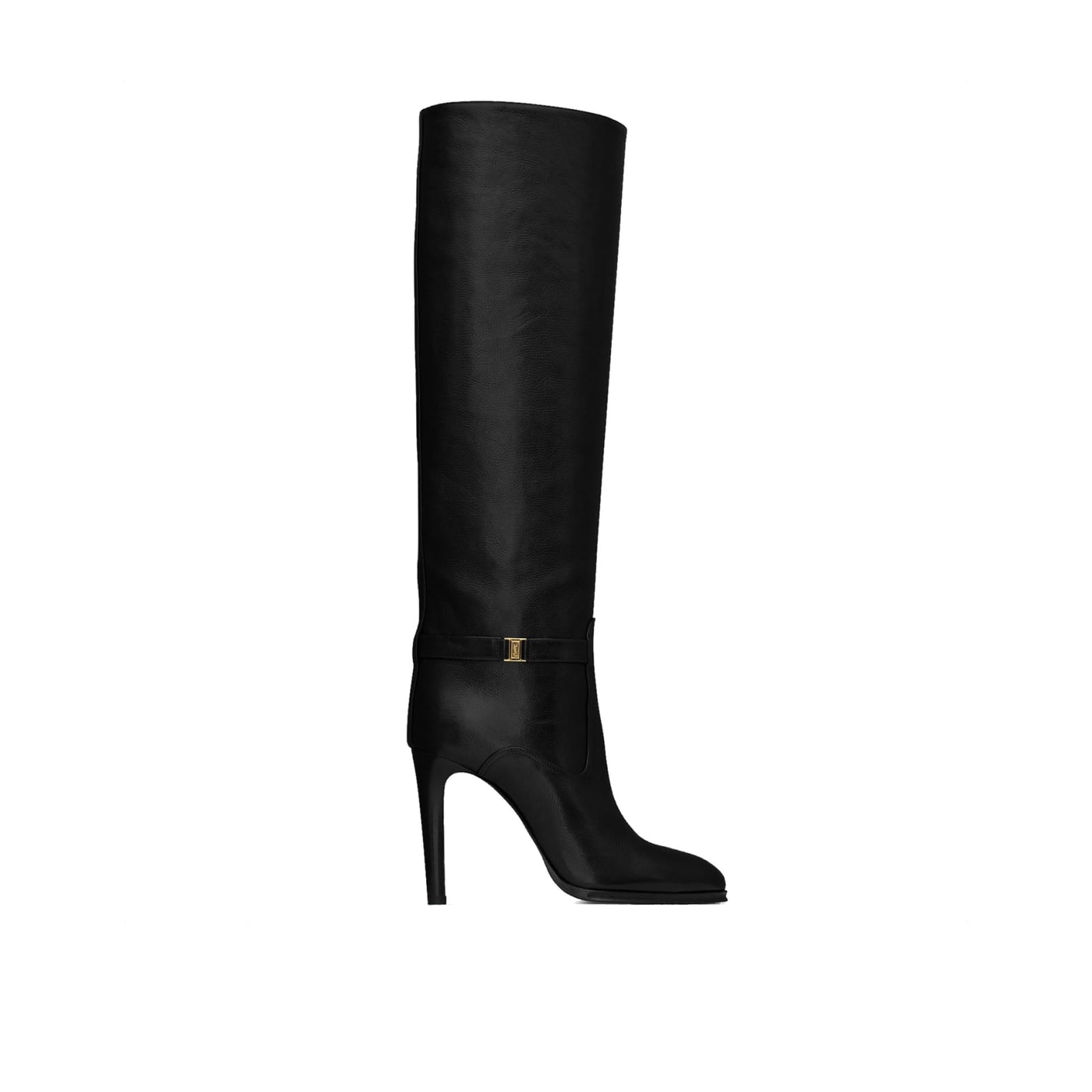 Saint Laurent Diane 100 Boots In Black