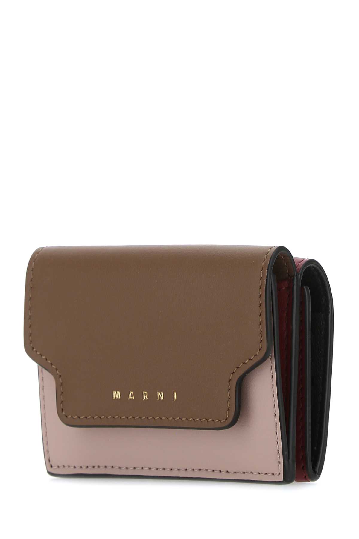 Shop Marni Multicolor Leather Wallet In Z474n