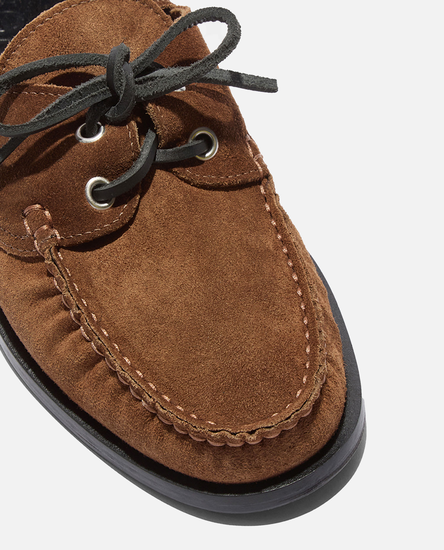 Aeyde Harris Cow Suede Leather Tobacco Loafers Tobacco In Brown