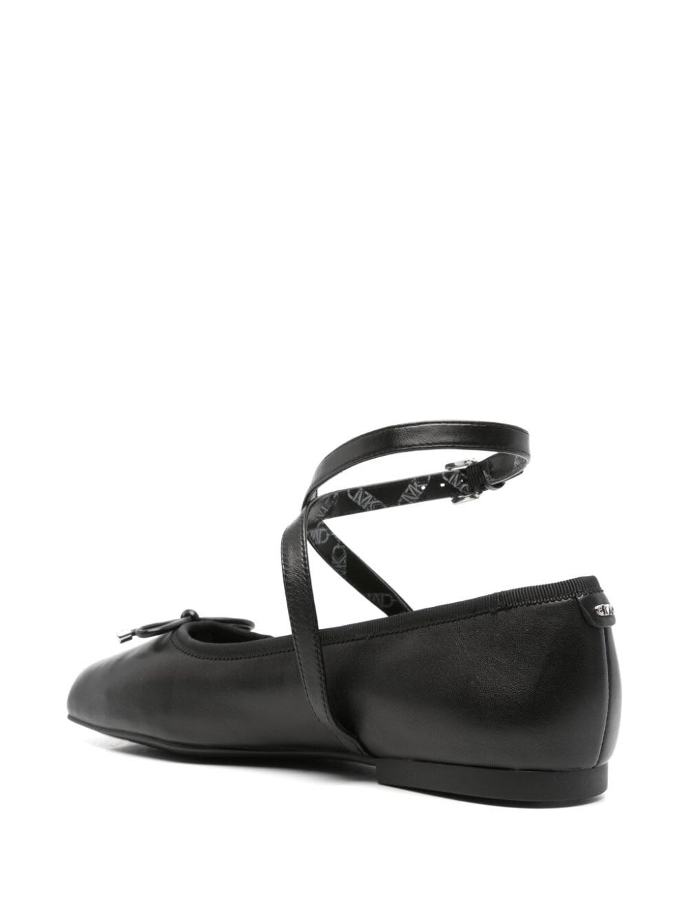Shop Michael Michael Kors Collette Flex Ballet In Black
