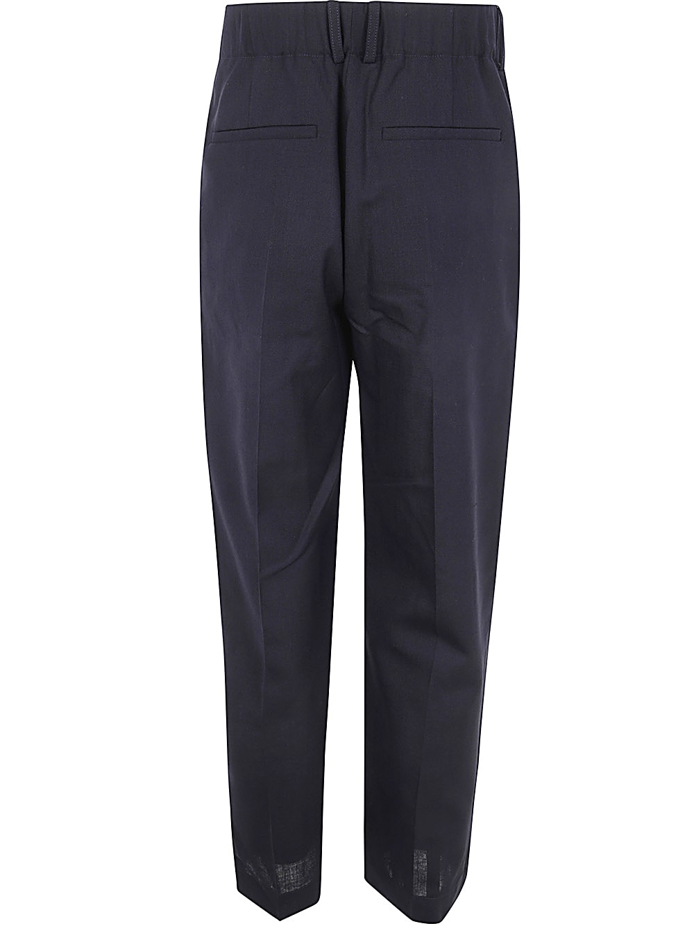 Shop Studio Nicholson Drawcord Pant In Darkest Navy