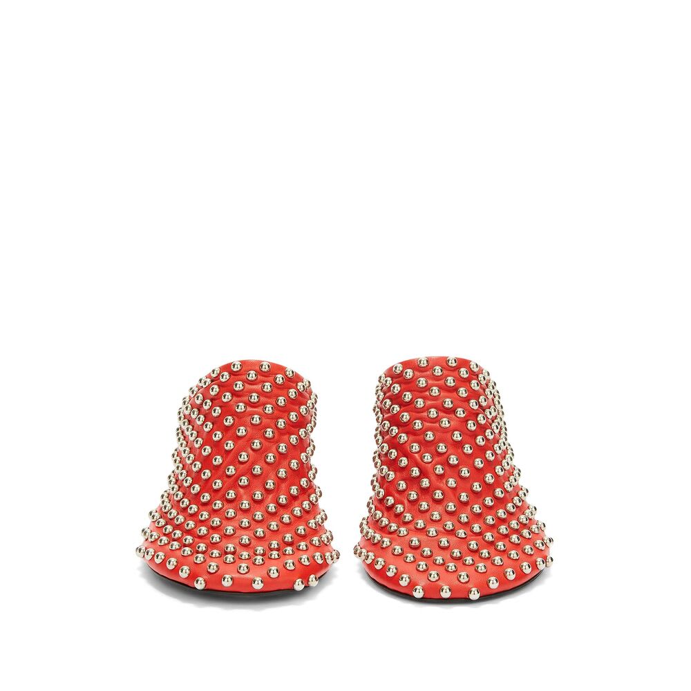 Jil Sander Studded Mules In Multi