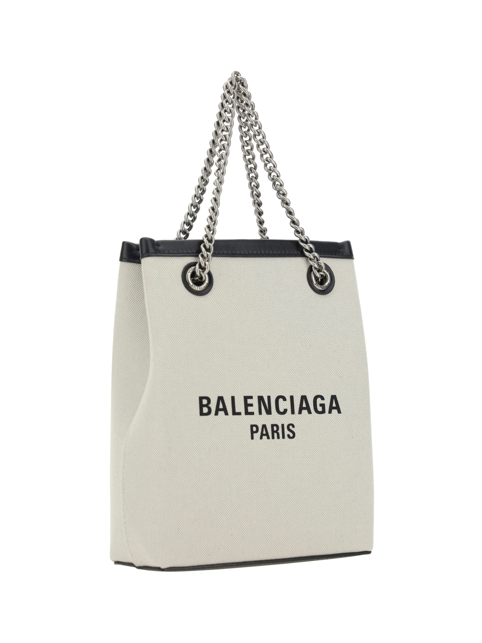 Shop Balenciaga Shoulder Bag In Beige