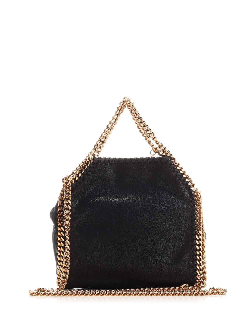 Shop Stella Mccartney Falabella Tiny Tote Bag In Black