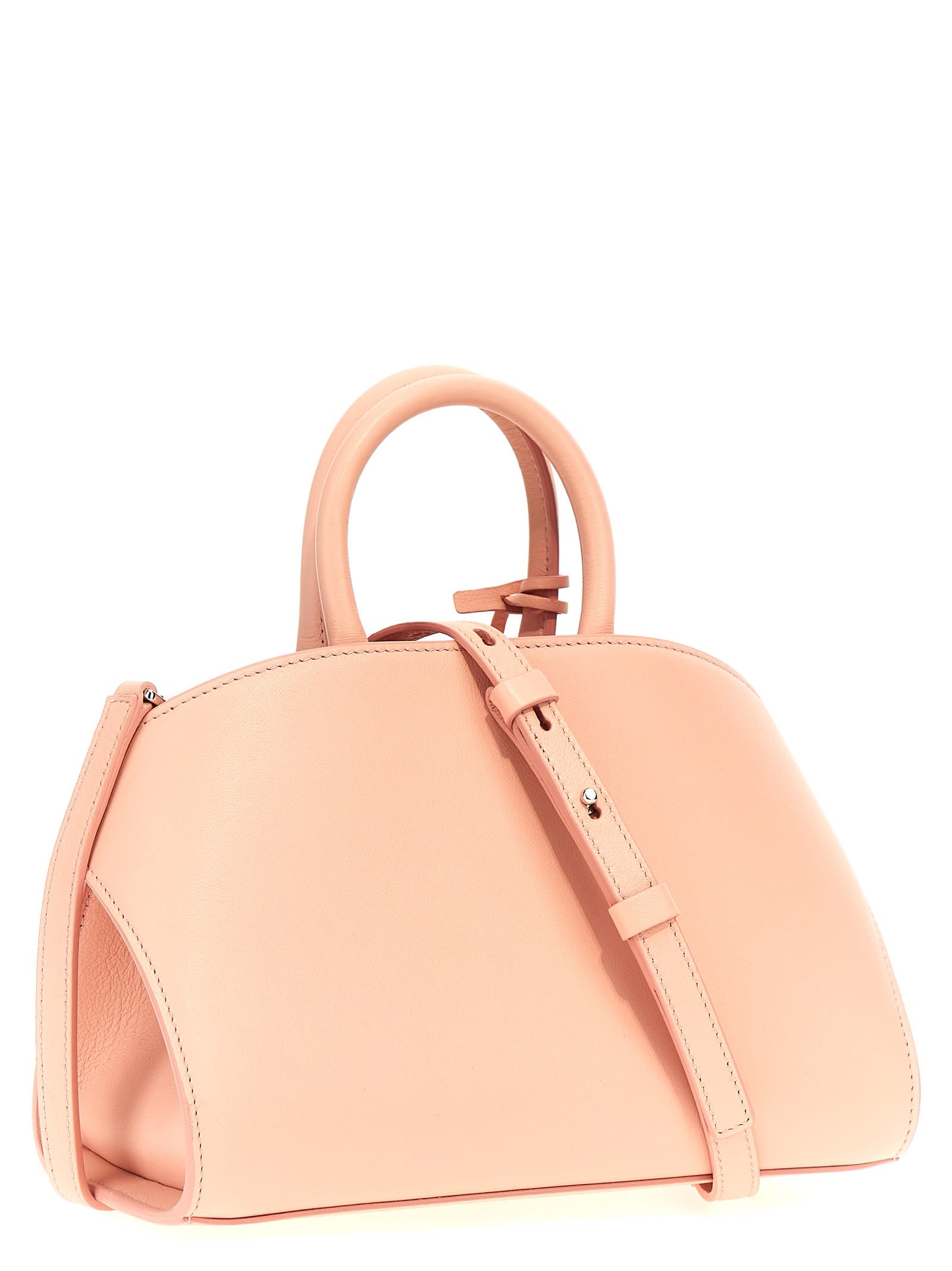 Shop Ferragamo Hug Mini Handbag In Pink