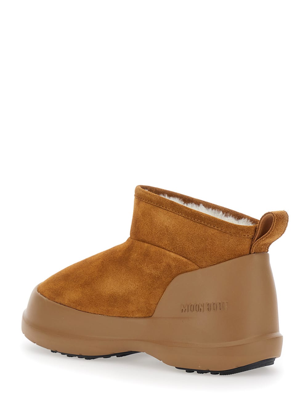 Shop Moon Boot Luna Low Boot Suede In Brown