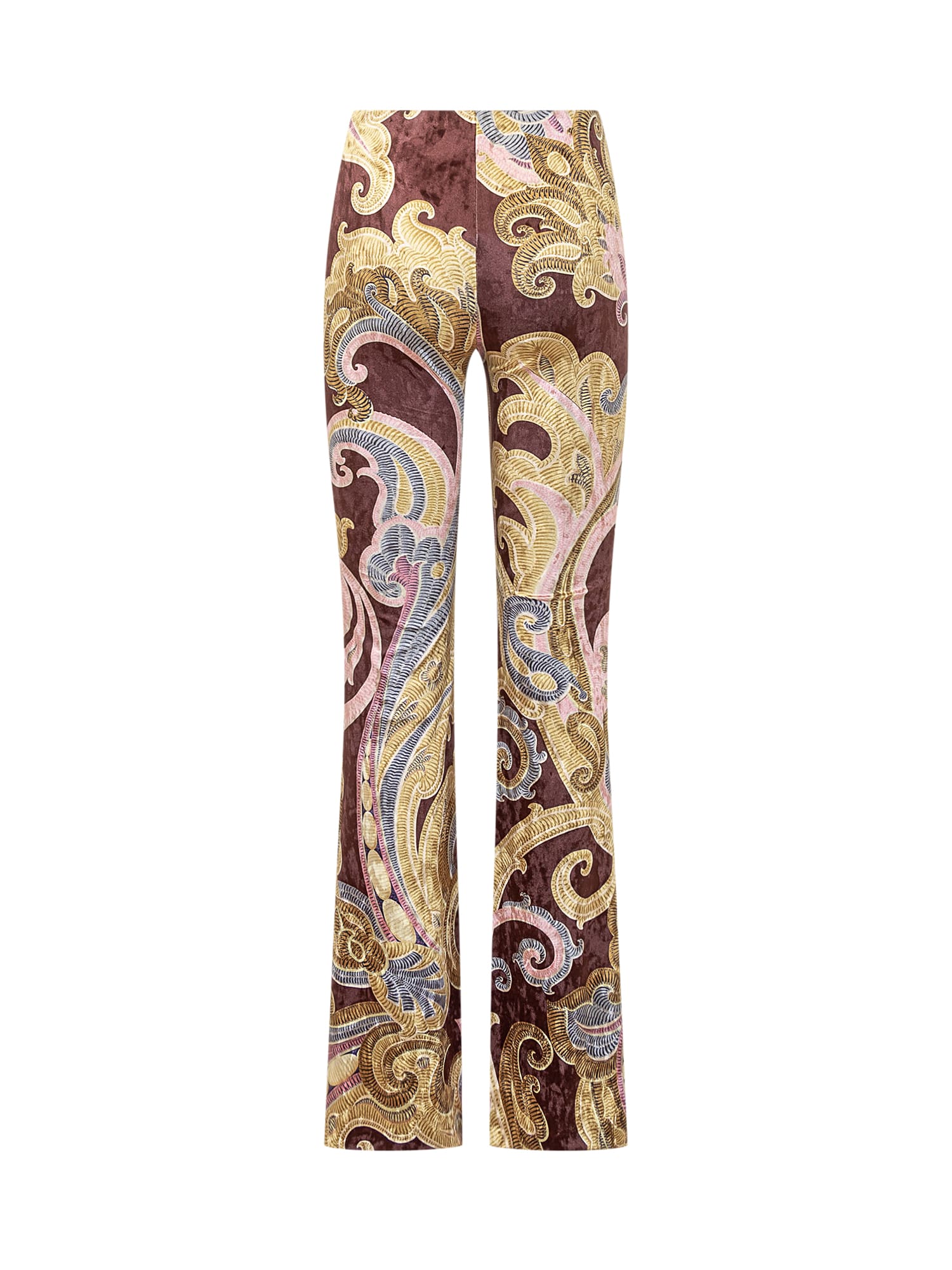 Shop Etro Trouser In Moro