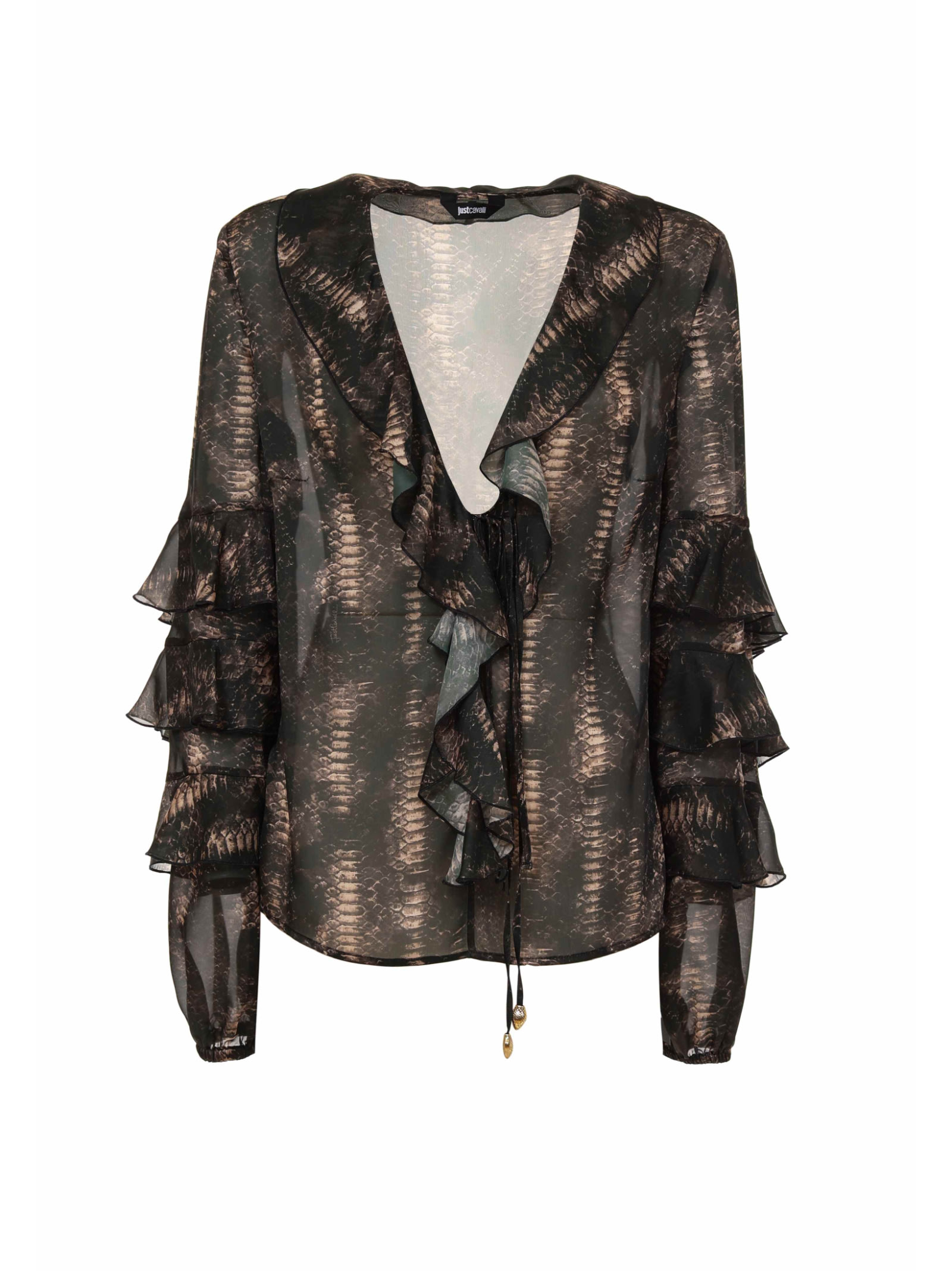 Roberto Cavalli Just Cavalli Shirt In Gray