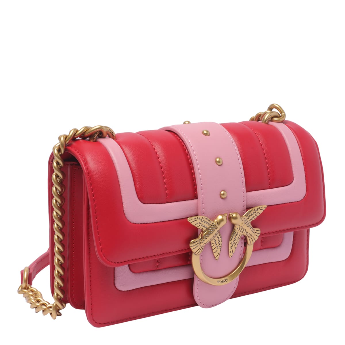 Shop Pinko Mini Love One Crossbody Bag