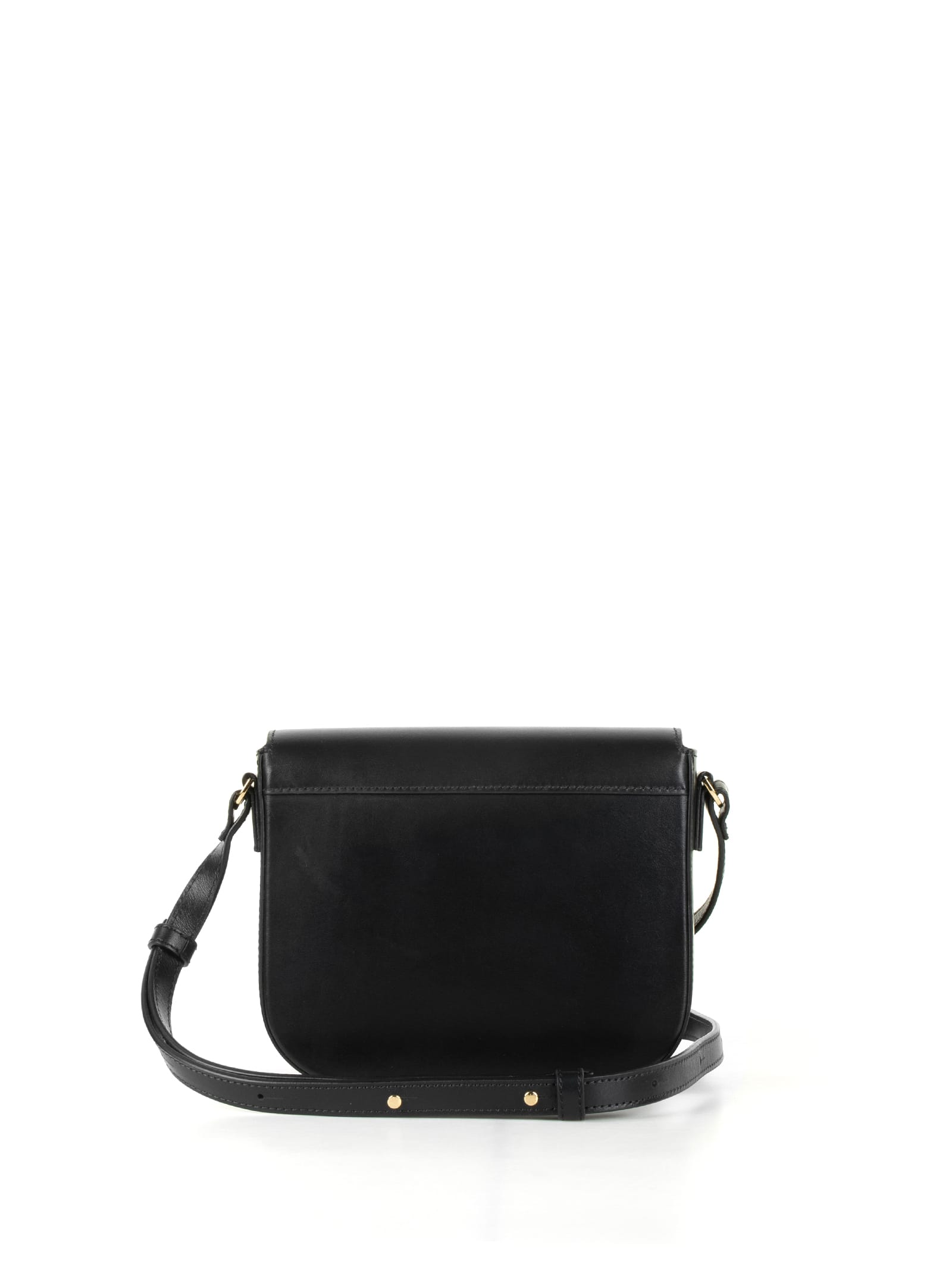 Shop Demellier Vancouver Small Leather Shoulder Bag In Black