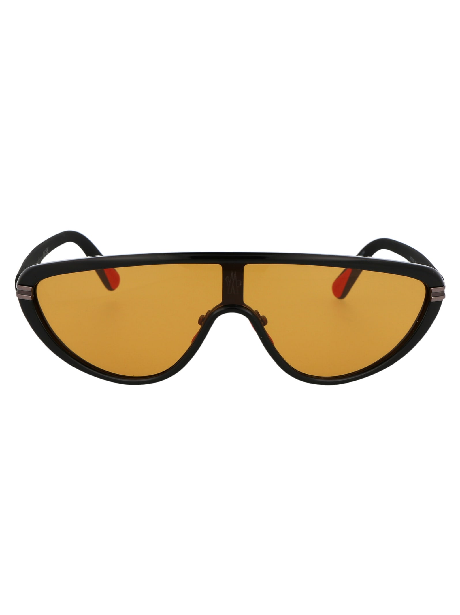 Shop Moncler Ml0239 Sunglasses In 01e Black