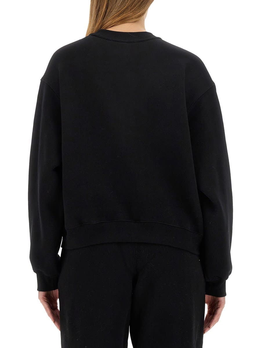 Shop Alexander Wang T Essential Sweatshirt In Black