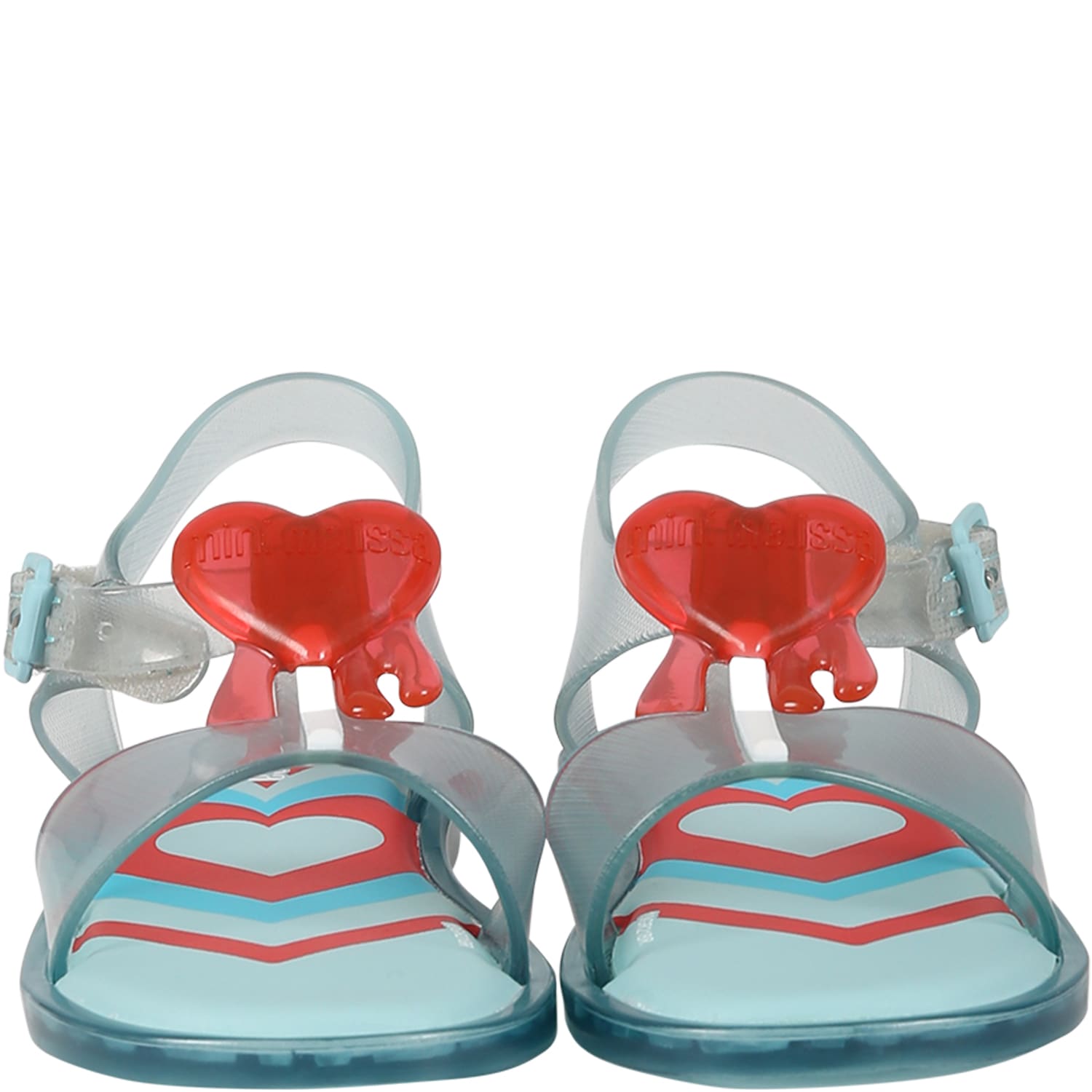 Shop Melissa Multicolor Sandals For Girl With Lollipop In Transparent