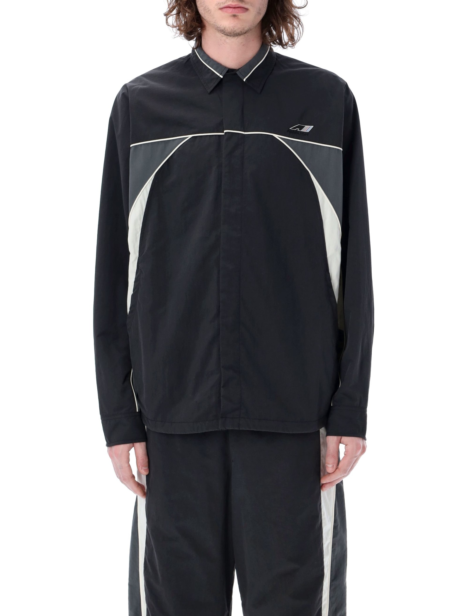 Ambush Nylon Shirt Jacket In Black | ModeSens