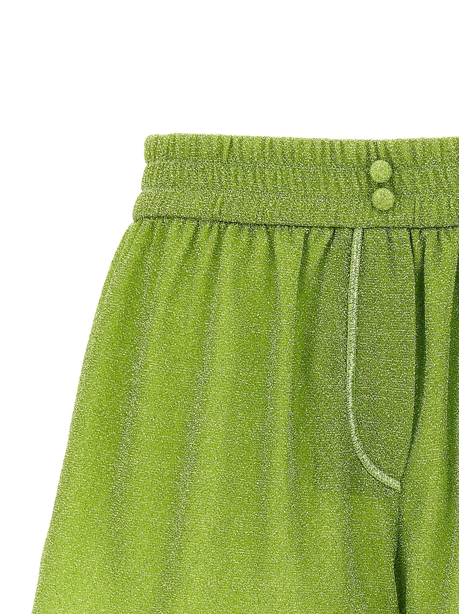 Shop Oseree Lumiere Shorts In Green