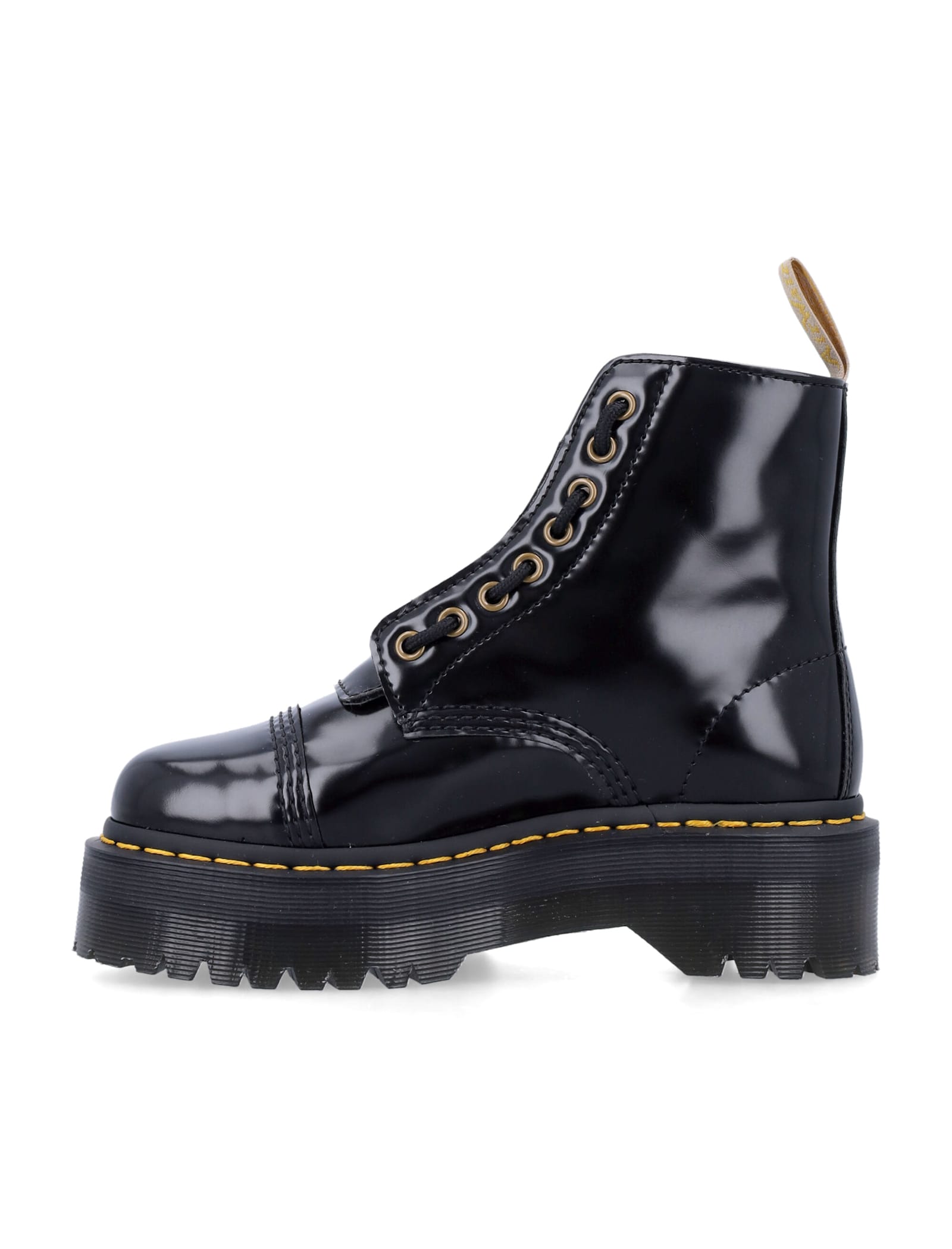 Shop Dr. Martens' Vegan Sinclaire Platform Boots In Black