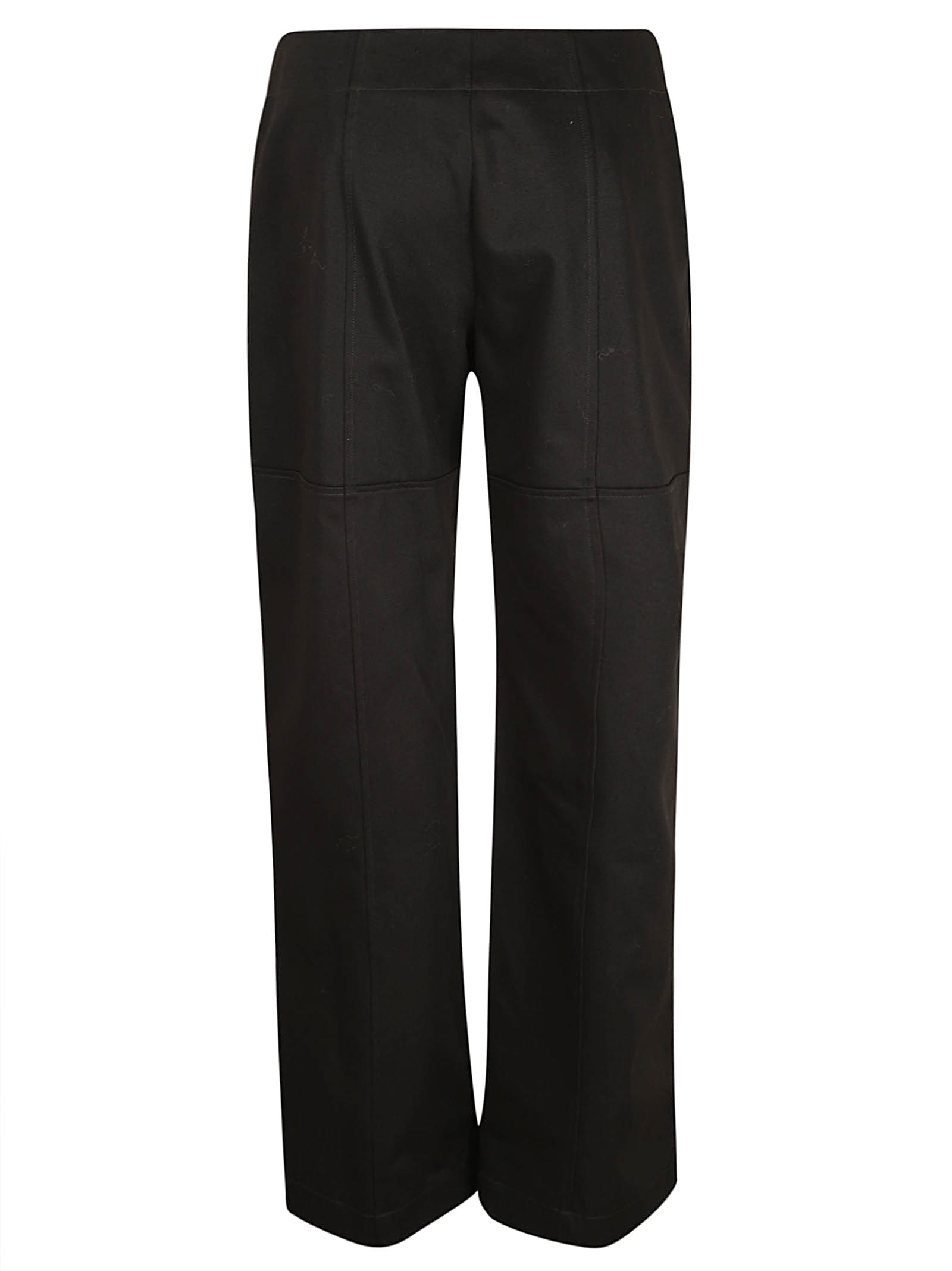 Shop Jil Sander Multi Zip Trousers In Black