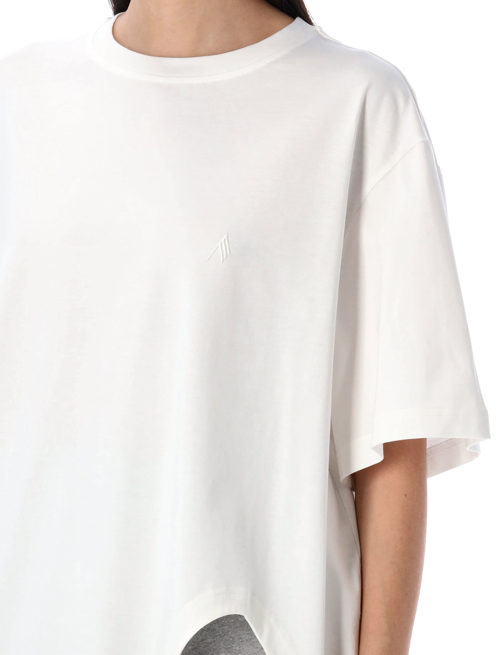 Attico Oversized T Shirt In White