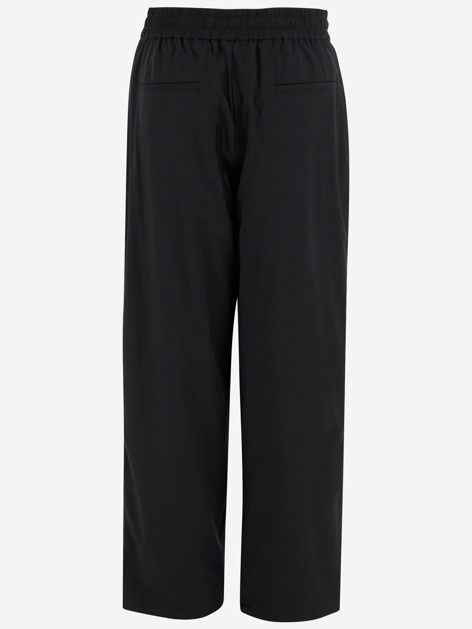 Autry Stretch Nylon Jogging Trousers In Black