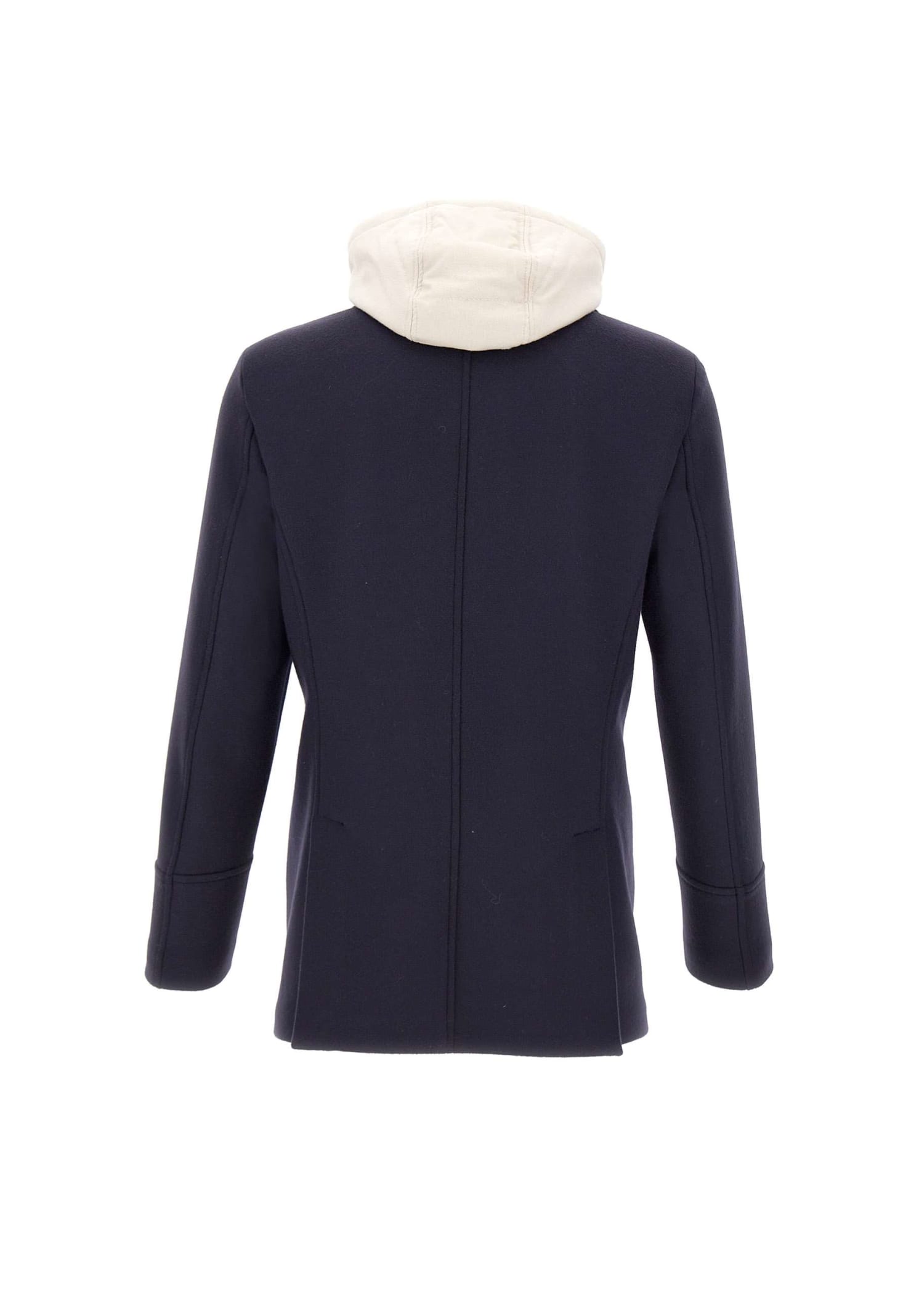 Shop Eleventy Wool And Cashmere Coat