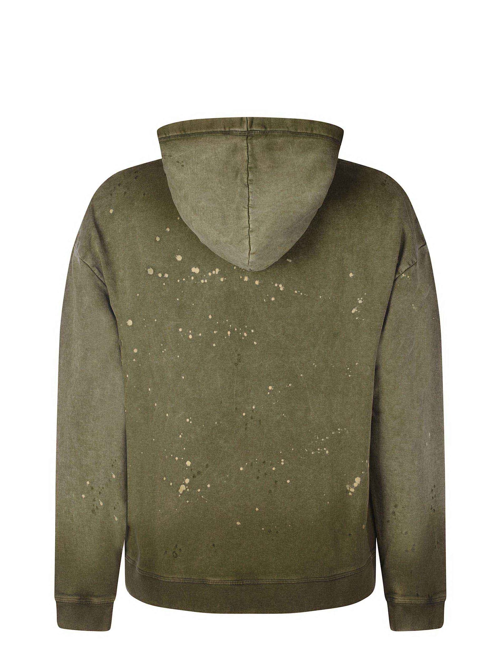 Shop Dsquared2 Sweatshirt Hoodie  Made Of Cotton In Green