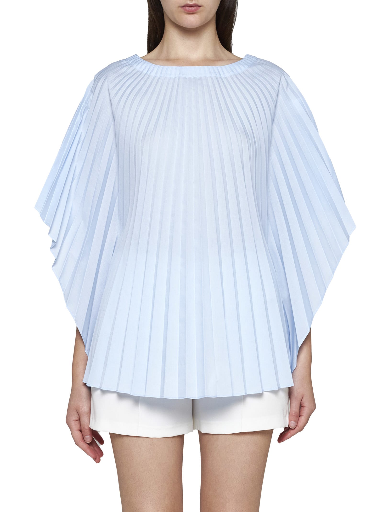 Shop Blanca Vita Shirt In Cielo