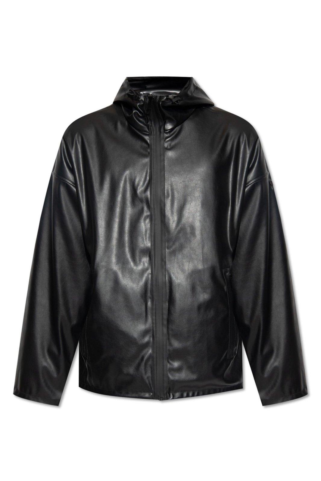 Shop Diesel J Micc Zip-up Jacket In Black