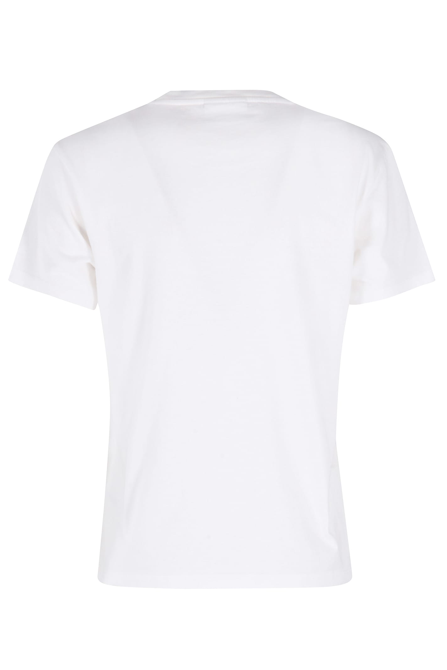 Mc2 Saint Barth Lettering T-shirt In White