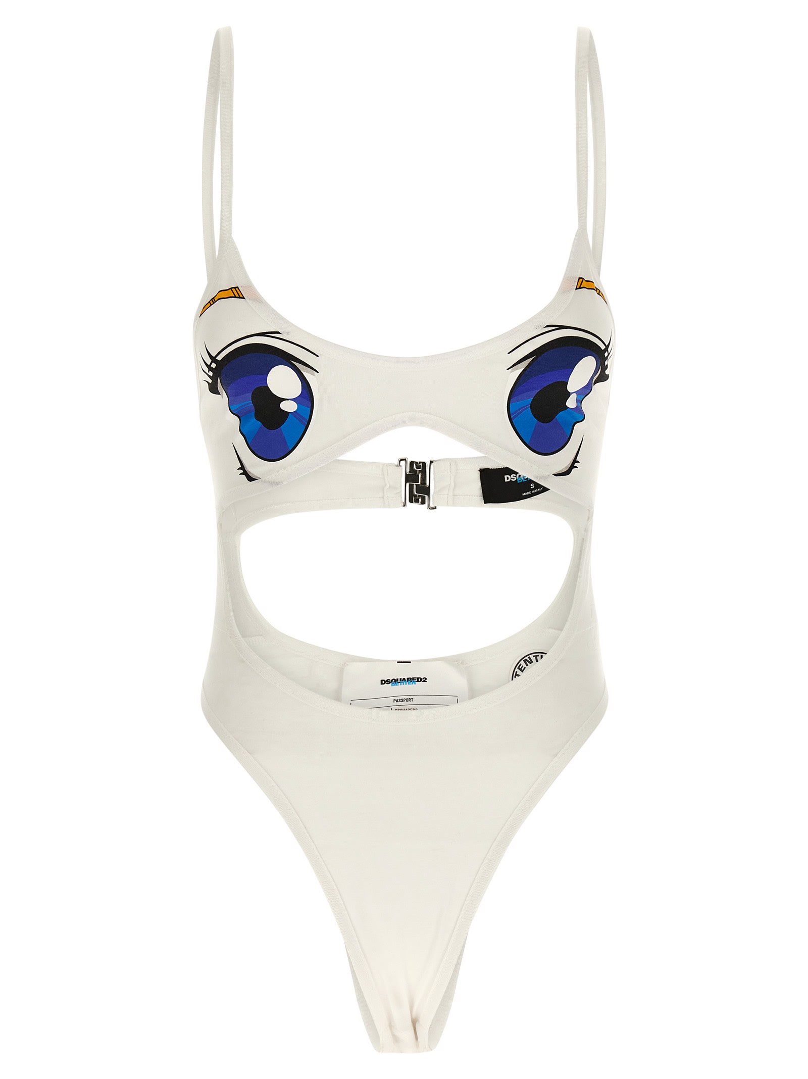 Dsquared2 Bettter X  Bodysuit In White