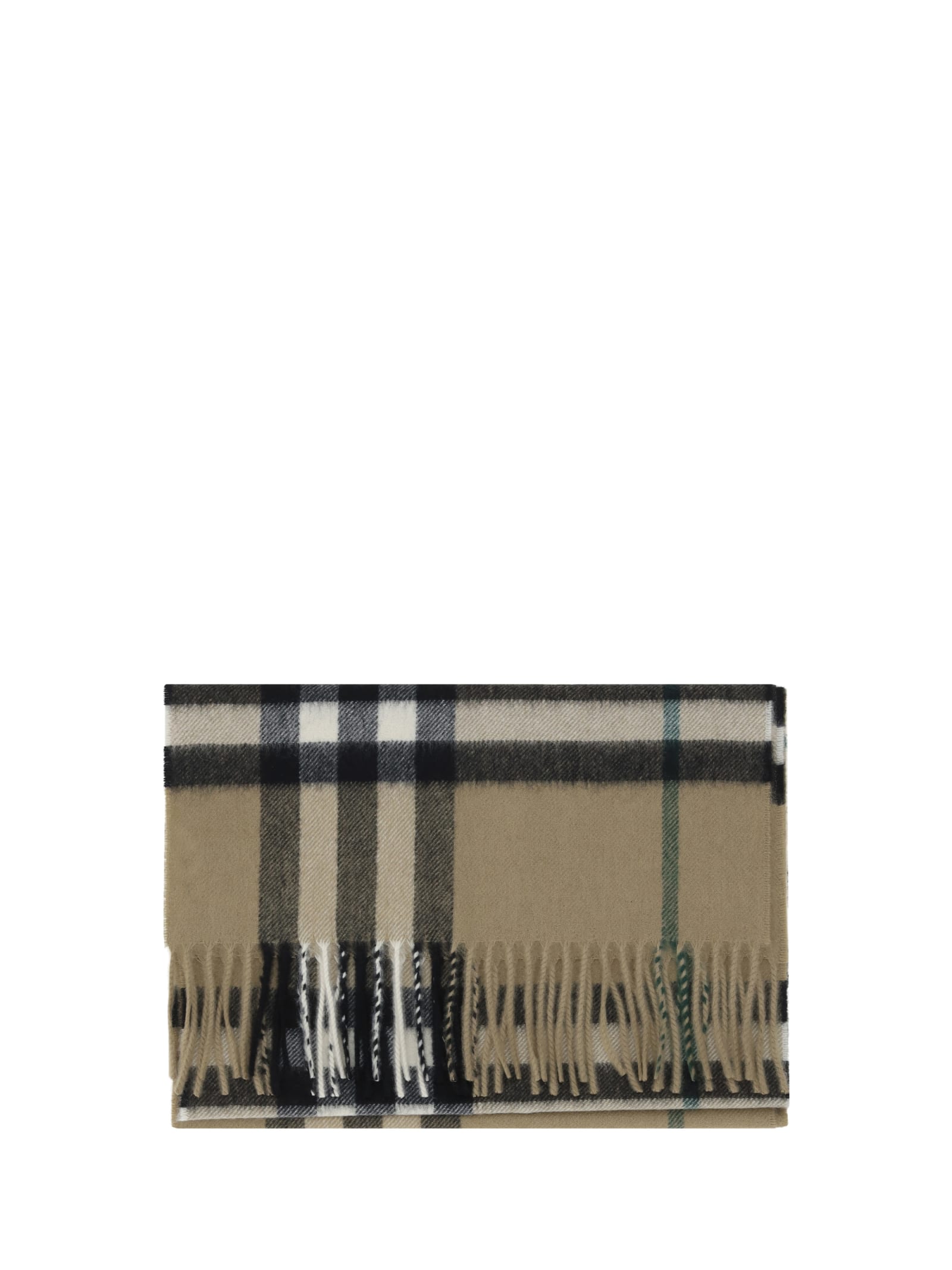 Shop Burberry Scarf In Linden