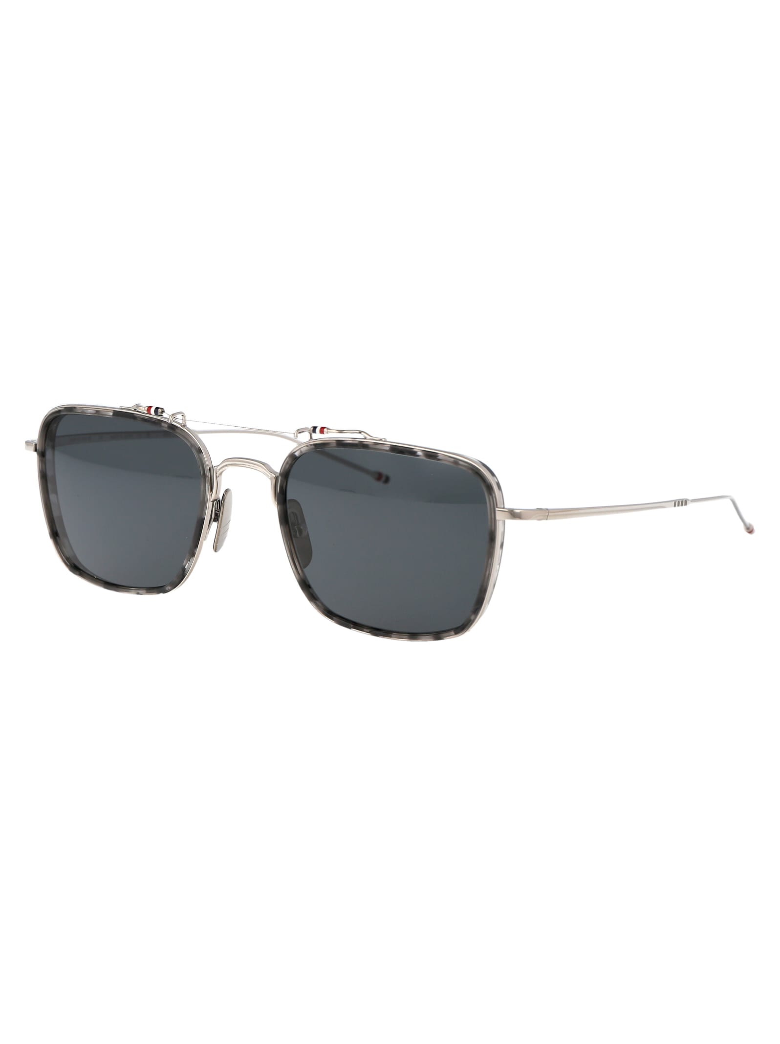 Shop Thom Browne Ues816a-g0003-020-53 Sunglasses In 020 Dark Grey
