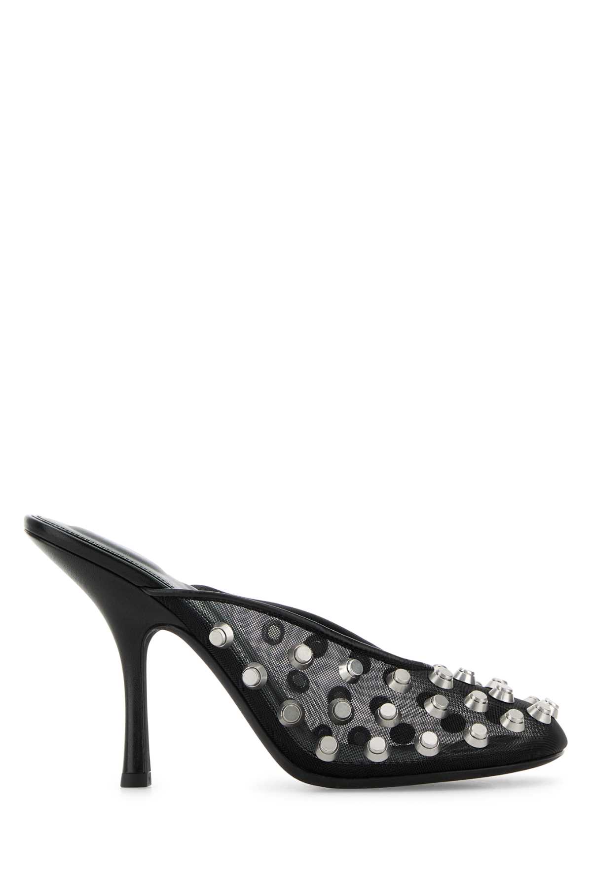 Black Mesh Rhodes 105 Mules