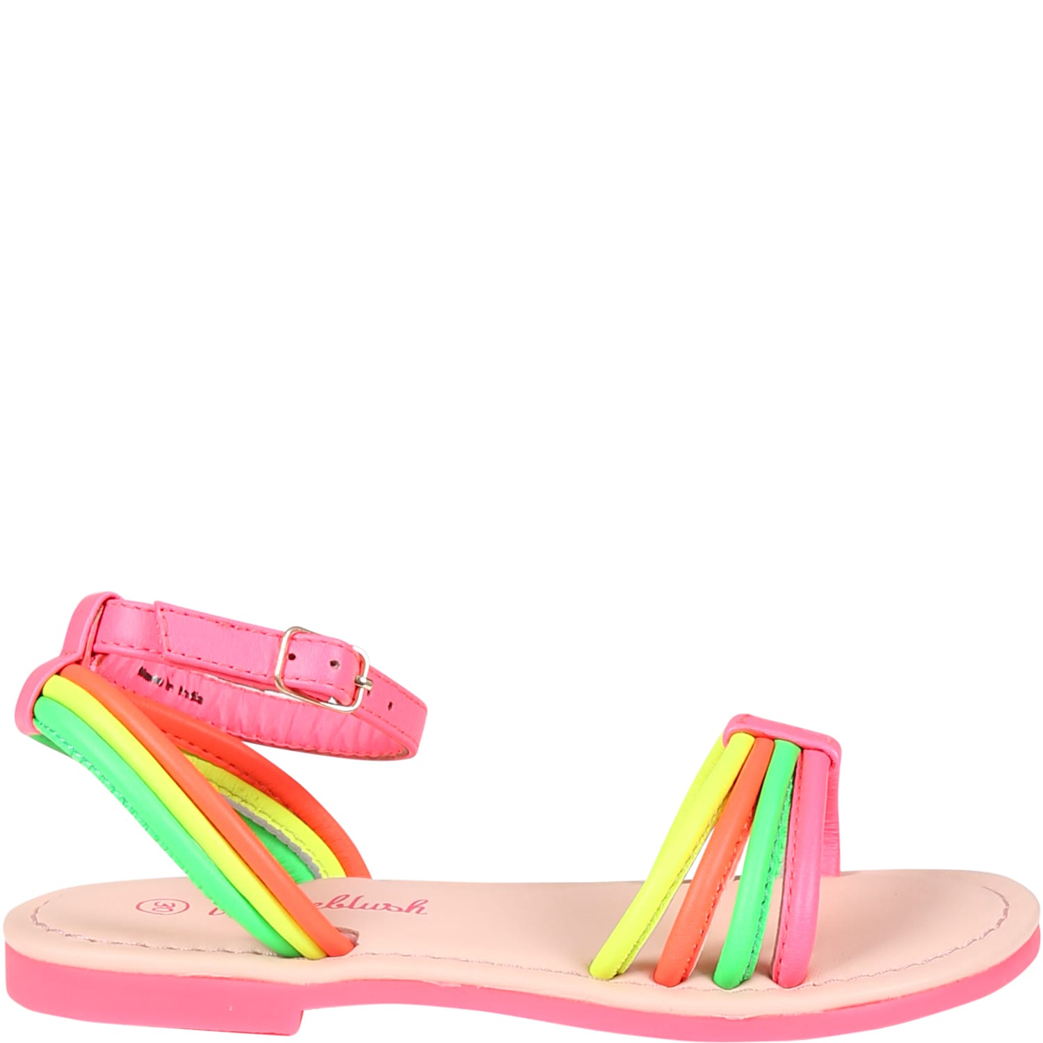 BILLIEBLUSH MULTICOLOR SANDALS FOR GIRL WITH NEON DETAILS