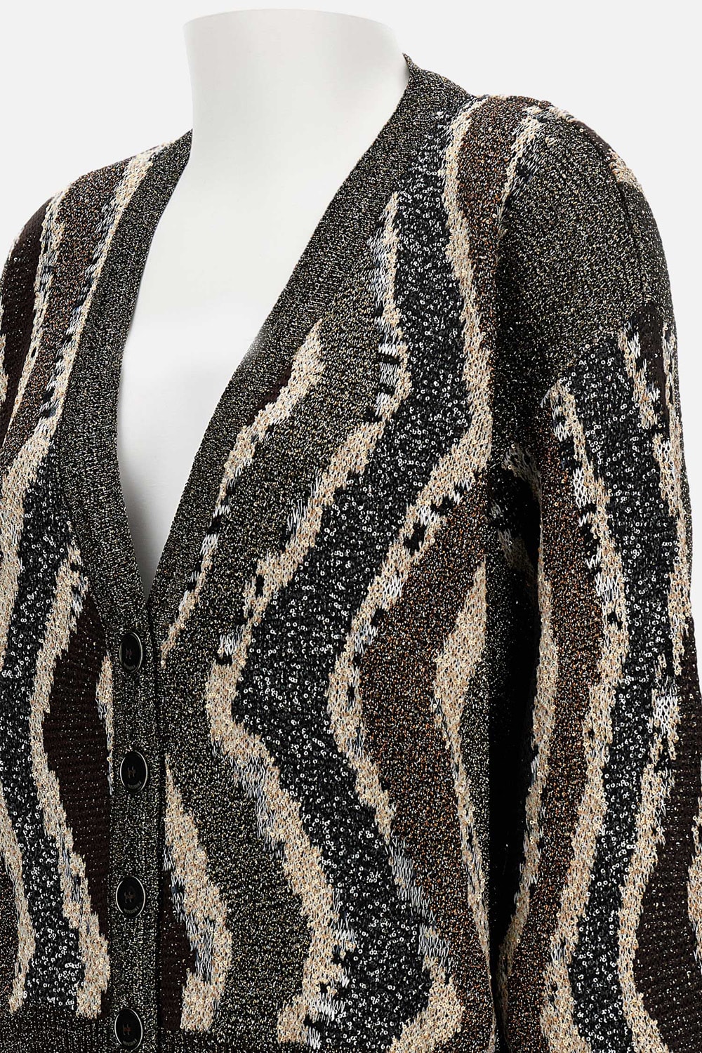 Missoni Brown Sweater For Versatility Sweaters In Black